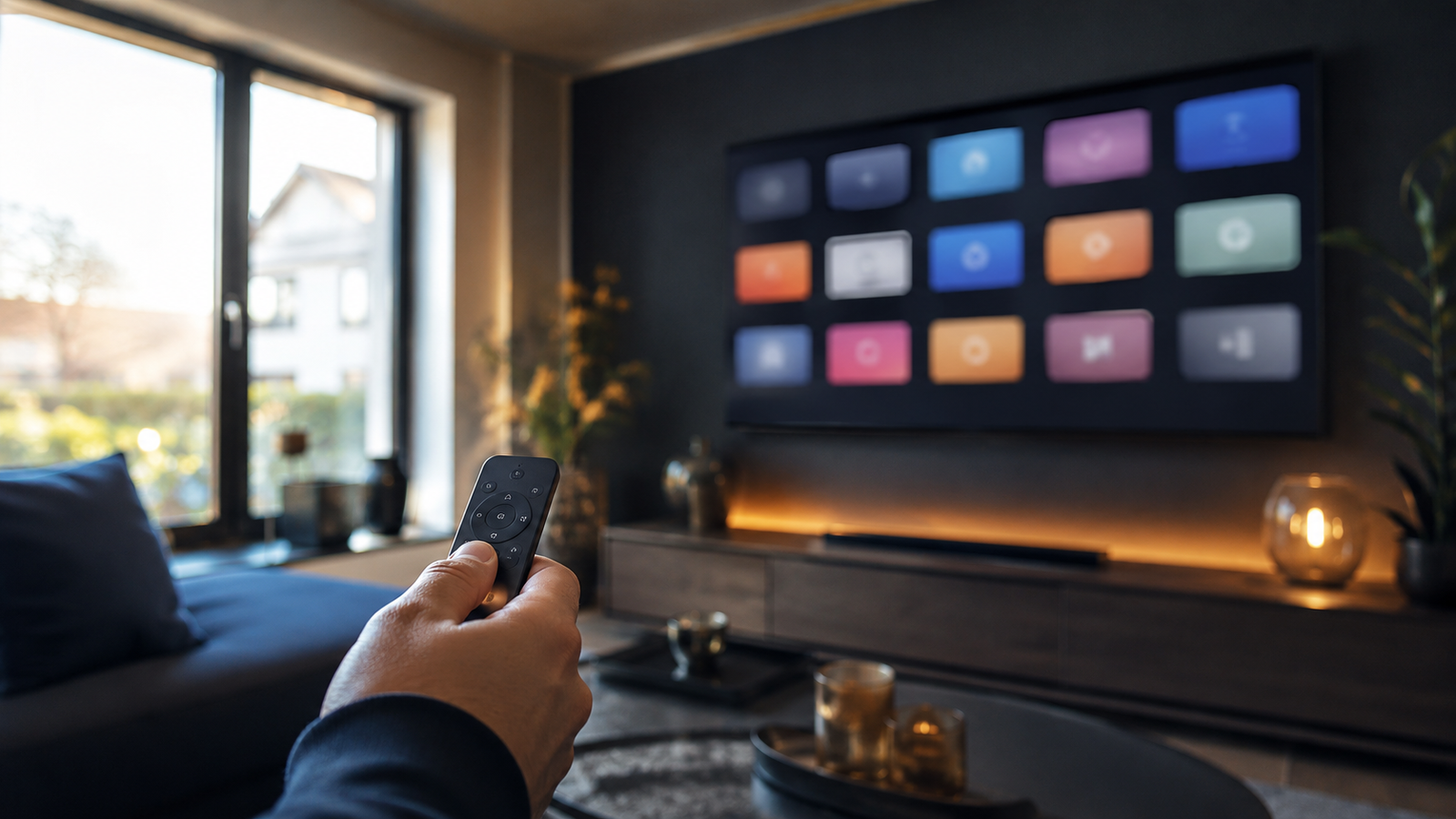 IPTV installeren op een smart-tv met de afstandsbediening